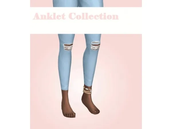 Maxis Match stephanine sims Anklet Collection - The Sims 4 Custom Content