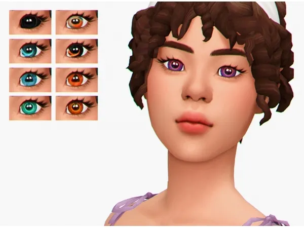 Maxis Match twikkii big q 3t4 mermaid eyes - The Sims 4 Custom Content