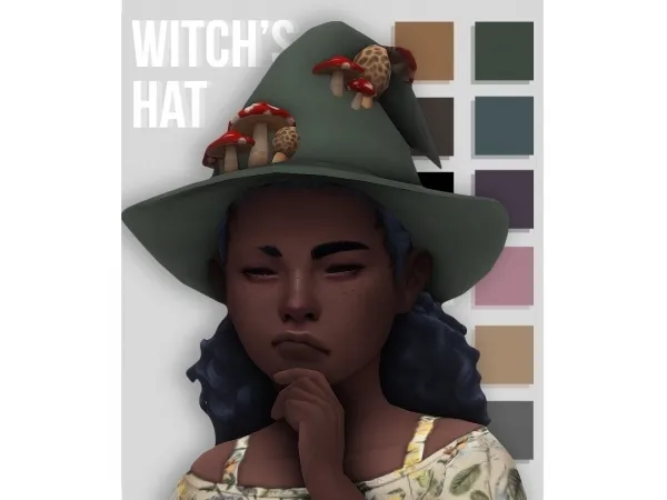 Maxis Match okruee the witchs hat - The Sims 4 Custom Content