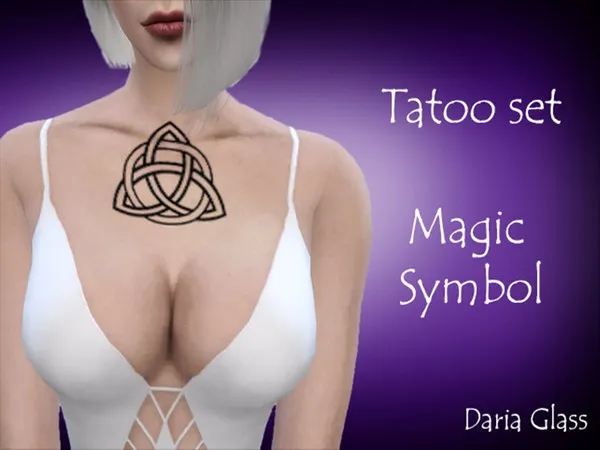 Mix TatooSet MagicSymbol - The Sims 4 Custom Content