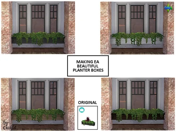Making EA Beautiful Planter Box Recolor - The Sims 4 Custom Content
