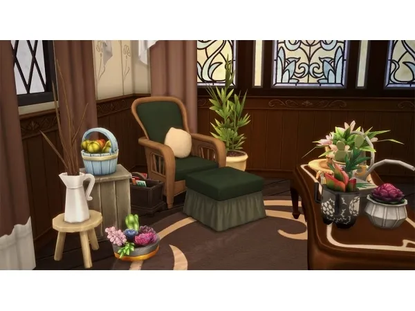 Maxis Match bioniczombie converted lounge chair from Supernatural - The Sims 4 Custom Content