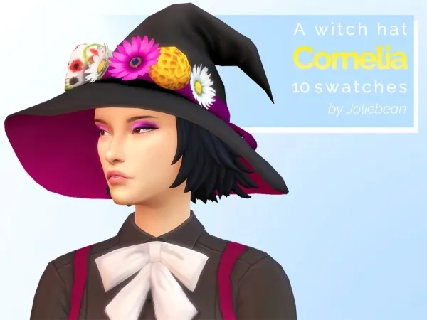 Maxis Match joliebean Cornelia hat - The Sims 4 Custom Content