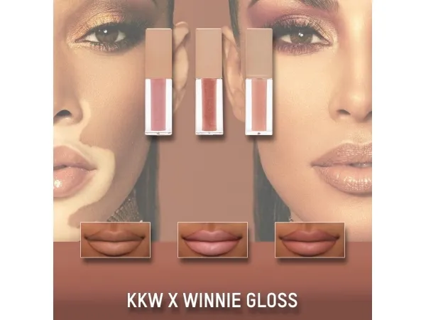 Alpha KKW X WINNIE GLOSS by fifthscreations - The Sims 4 Custom Content