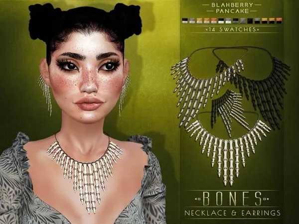 Alpha Blahberry Pancake Bones Set by blahberry-pancake - The Sims 4 Custom Content