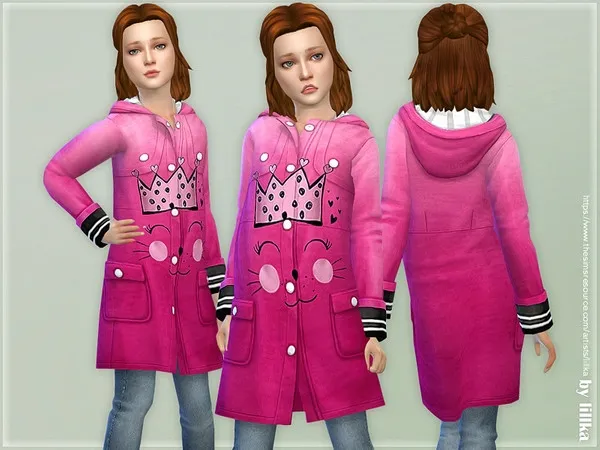 Maxis Match Cat Rain Jacket - The Sims 4 Custom Content