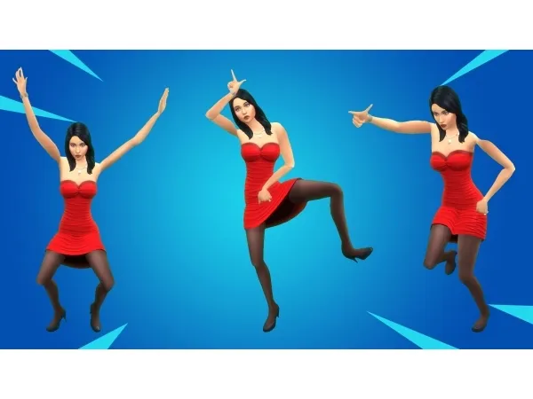 Maxis Match 50 Fortnite dances by Sigma1202 - The Sims 4 Custom Content