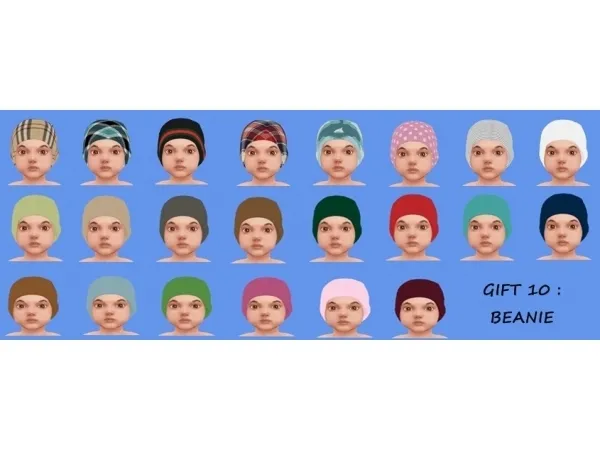 Maxis Match sims4sue DOWNLOAD 10 11 BEANIE SCARF - The Sims 4 Custom Content