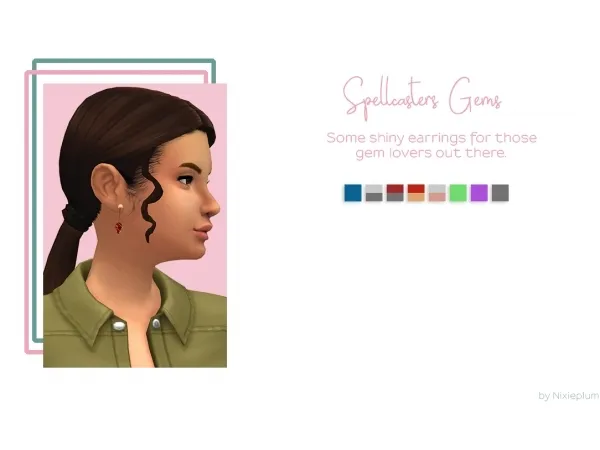 Maxis Match nixieplum Spellcasters Gems - The Sims 4 Custom Content