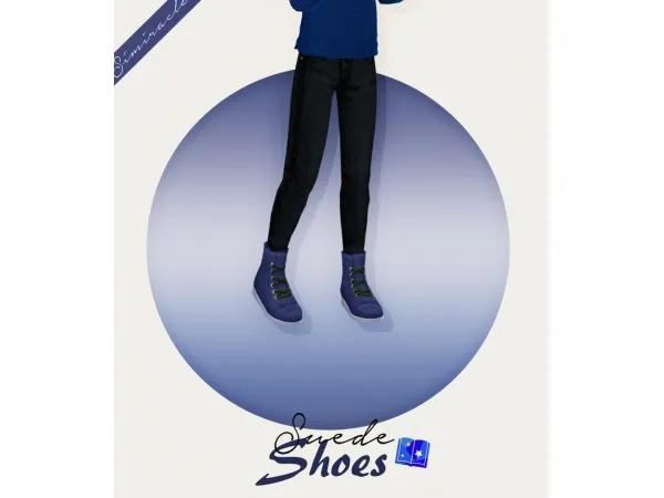 Alpha simiracle Suede Shoes Kids Version - The Sims 4 Custom Content