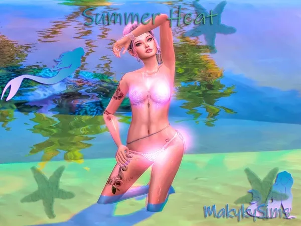Alpha Summer Heart - The Sims 4 Custom Content