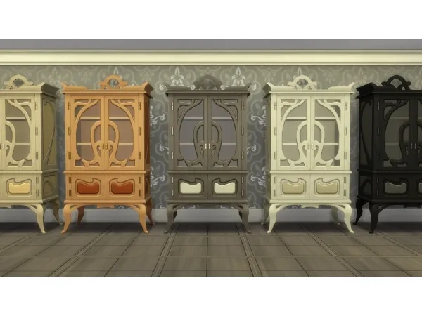 Maxis Match mpty Apothecary Cabinet by Teknikah - The Sims 4 Custom Content