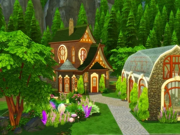 Maxis Match Apothecary's Cottage by Simnoobsie - The Sims 4 Custom Content