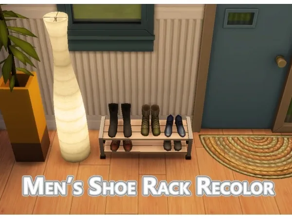 Alpha kittyblues shoe rack recolor - The Sims 4 Custom Content