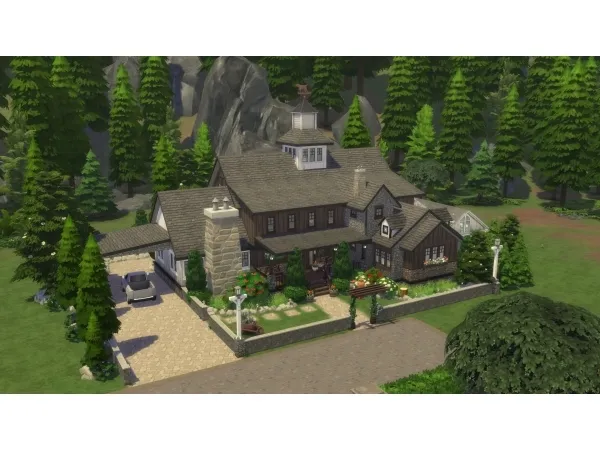 Alpha NO Spellcaster Lodge by bradybrad7 - The Sims 4 Custom Content