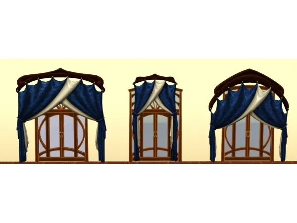 deniisu sims Realm of Magic Curtains 4t3 conversion - The Sims 3 Custom Content