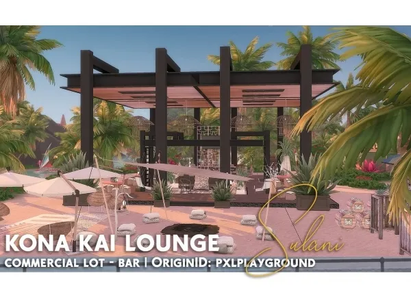 Alpha pixelplayground SULANI COMMERCIAL LOT DUMP TRAY FILES - The Sims 4 Custom Content
