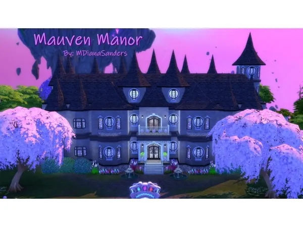 Alpha mdianasanders Mauven Manor - The Sims 4 Custom Content