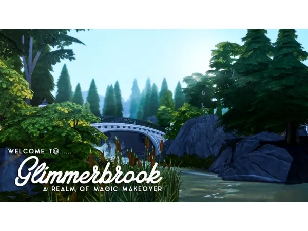 Maxis Match peacemaker Welcome to Glimmerbrook A Realm of Magic Makeover - The Sims 4 Custom Content