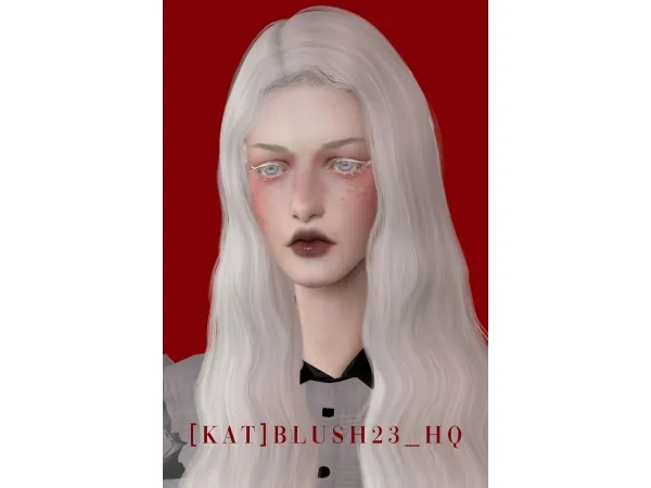 Alpha [KAT]blush23 y by Katrina - The Sims 4 Custom Content