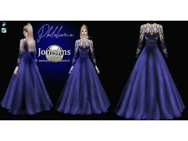 Alpha jomsimscreations Pholeliana Robe - The Sims 4 Custom Content