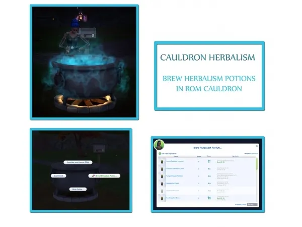 Alpha icy spicy scalpel CAULDRON HERBALISM - The Sims 4 Custom Content