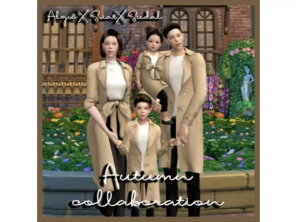 Alpha [sudal] Autumn collaboration - The Sims 4 Custom Content