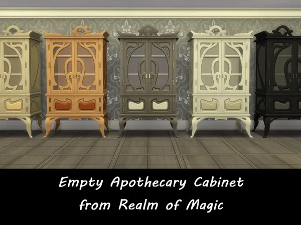 Maxis Match Empty Apothecary Cabinet - The Sims 4 Custom Content