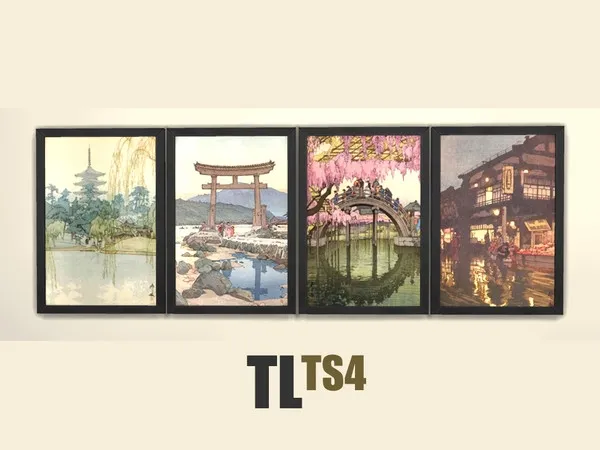 Alpha Asian Masters I Yoshida Hiroshi - The Sims 4 Custom Content