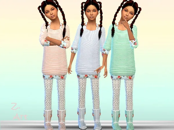 Alpha GirlZ 20 Set - The Sims 4 Custom Content