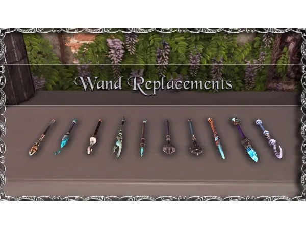 Alpha lunanelfeah Wand Replacements - The Sims 4 Custom Content