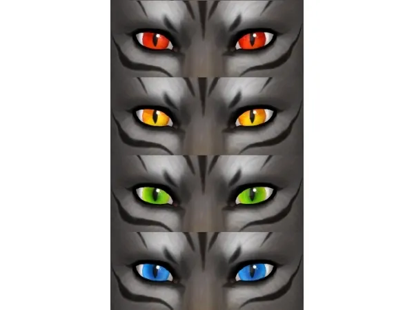 Maxis Match Ohmes Raht Feline Skins and Eyes by EachUisge - The Sims 4 Custom Content