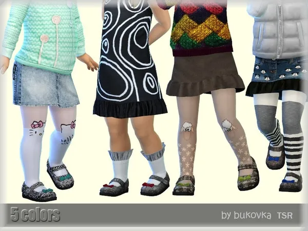 Maxis Match Tweed Shoes - The Sims 4 Custom Content