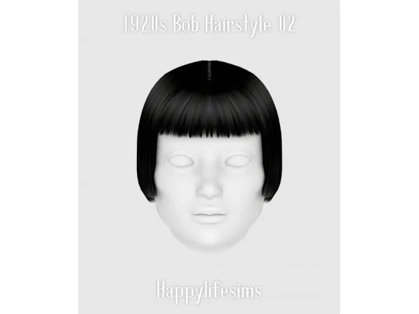 [Lonelyboy] TS4 1920s Bob Hairstyle