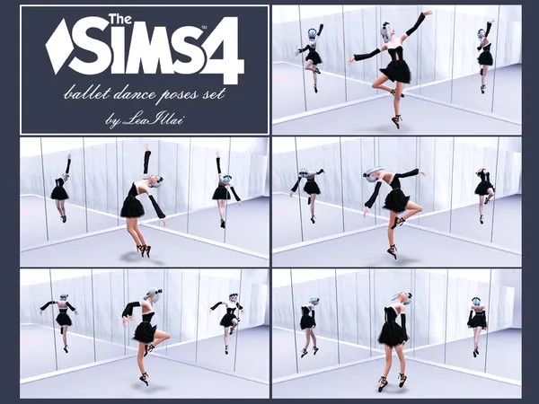 Alpha [ ] Ballet dance poses set [x5] - The Sims 4 Custom Content