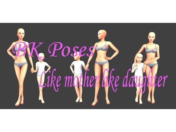 Alpha we babi blog Like mother like daughter - The Sims 4 Custom Content