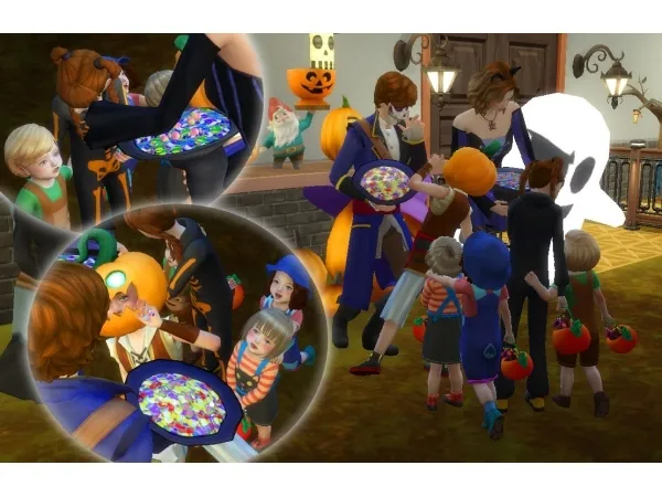 Alpha a luckyday Halloween Pose - The Sims 4 Custom Content
