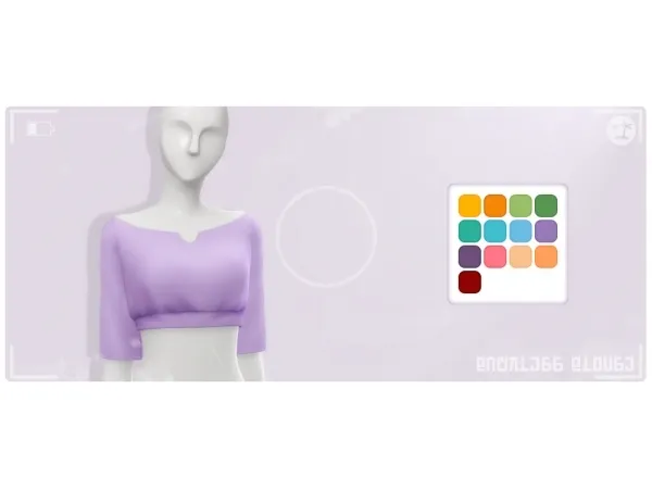 Maxis Match plumxie BACKLESS BLOUSE - The Sims 4 Custom Content