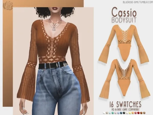 Alpha Cassio Bodysuit BRsims - The Sims 4 Custom Content