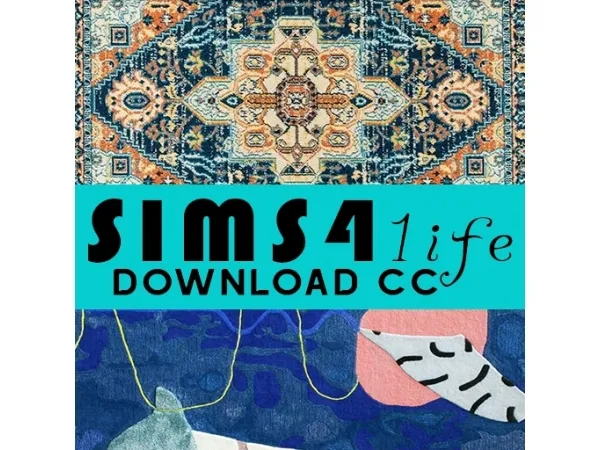 Alpha sims41ife Modern and vintage rugs - The Sims 4 Custom Content