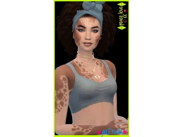 Maxis Match justkala peacelovecc VITILIGO V2 Skin Detail - The Sims 4 Custom Content