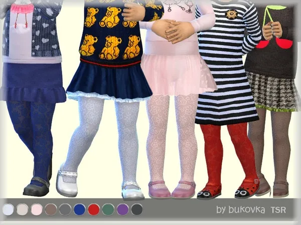 Maxis Match Lace Tights - The Sims 4 Custom Content