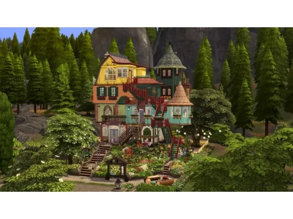 Maxis Match simnematographygj Witch Apartments - The Sims 4 Custom Content