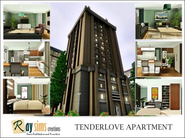 Tenderlove Apartment - The Sims 3 Custom Content
