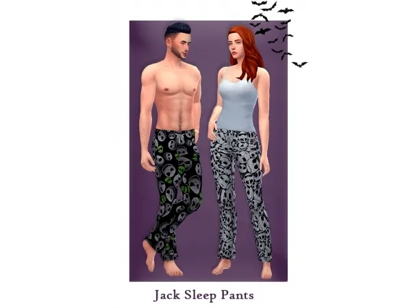 Maxis Match [UARGO4] Jack Sleep Pants - The Sims 4 Custom Content