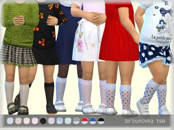 Alpha Socks Toddler - The Sims 4 Custom Content