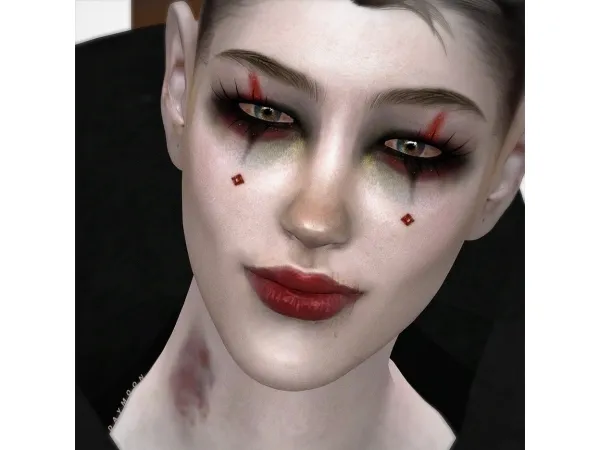 Alpha daymoon Halloween Eyeshadow - The Sims 4 Custom Content