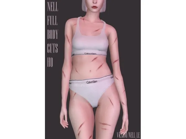Maxis Match nell le Full Body Cuts - The Sims 4 Custom Content
