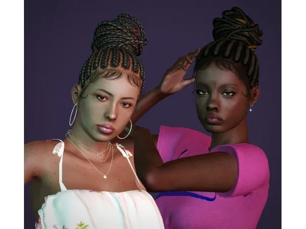 nemiga sims Simpliciaty Tamera Tia Hair - The Sims 3 Custom Content