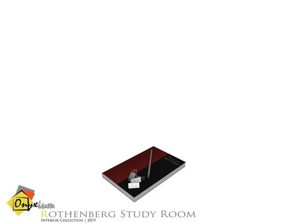 Rothenberg Notebookcomma Pen And Paper Clips - The Sims 4 Custom Content